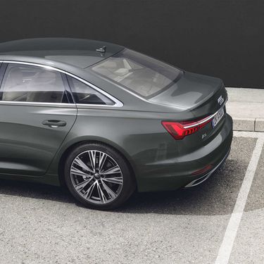 Side and rear view Audi A6 Sedan